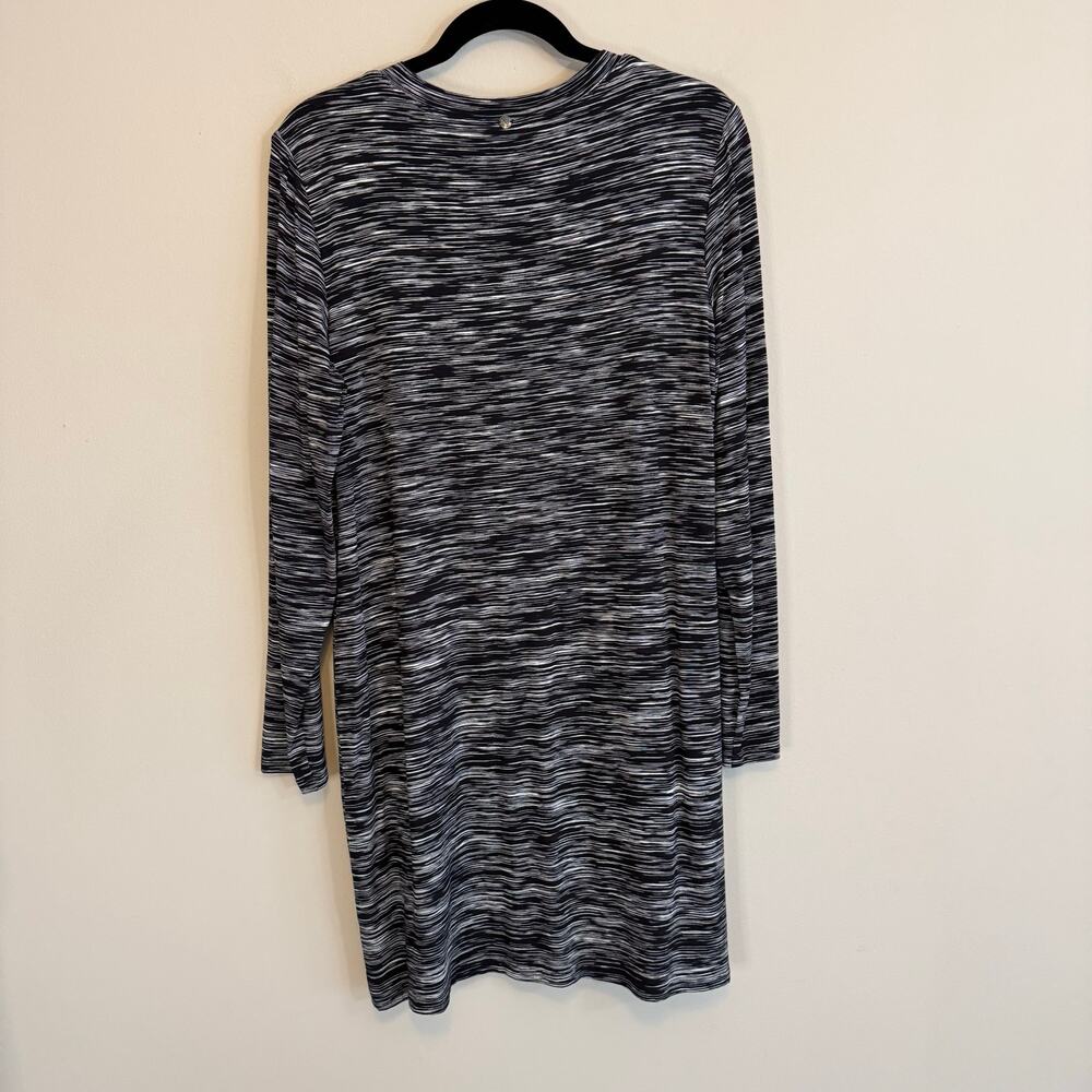 Trina Turk Womens Black Stretch Knit Long Sleeve Bellingham Sheath Dress XL NWT - Picture 8 of 9